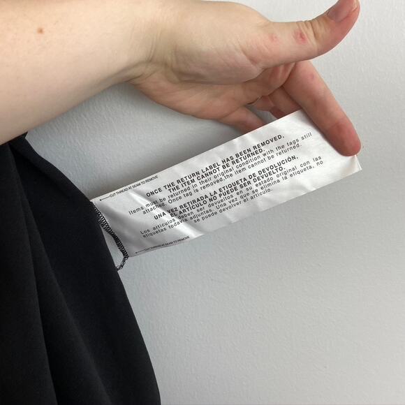 Dress the Population Dana wrap waist cocktail mini dress black bodycon XL - Picture 7 of 9